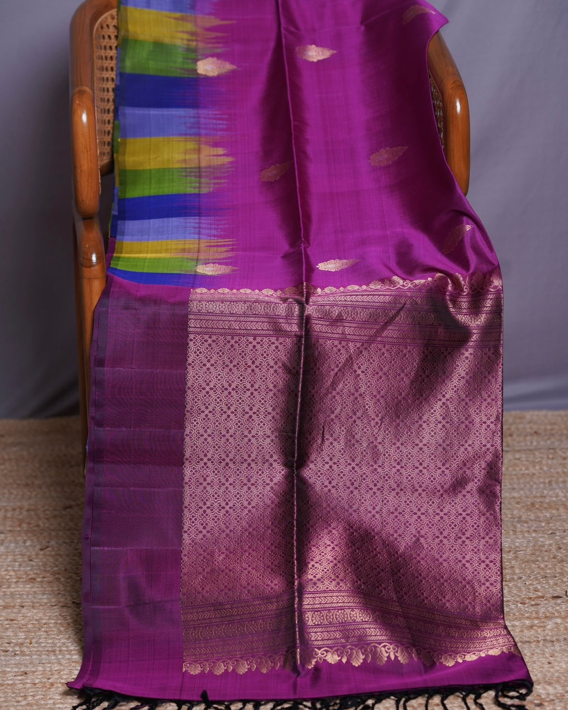 Kanchi Pattu with Rangkat Border