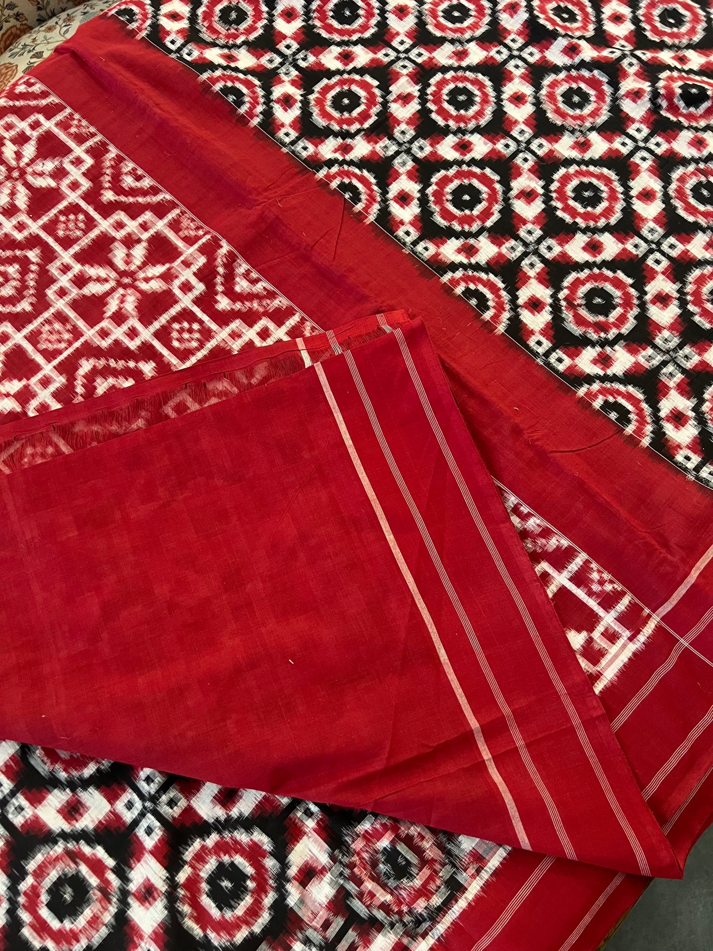 Telia Rumal Double Ikkath Cotton