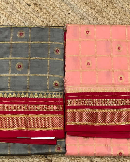 Narayanpet Pattu with checks & buti