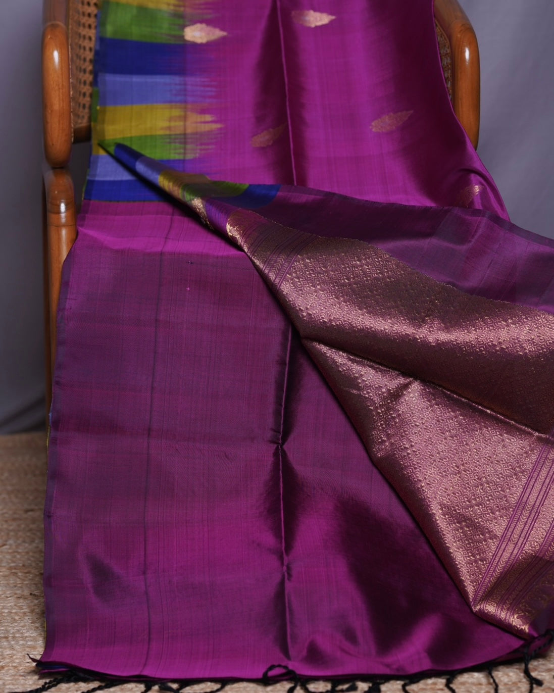Kanchi Pattu with Rangkat Border